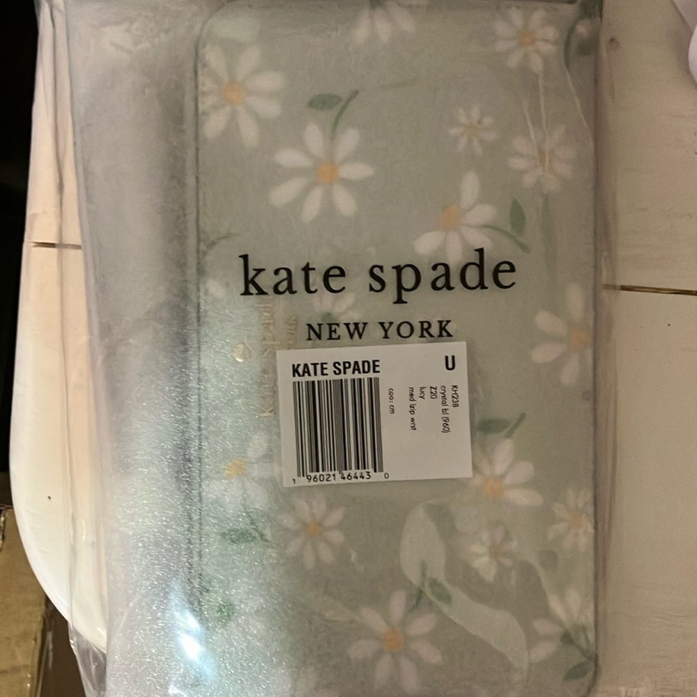 NWT Kate Spade Lucy Day Tripper Daisy Medium L-Zip Wristlet - Picture 2 of 3